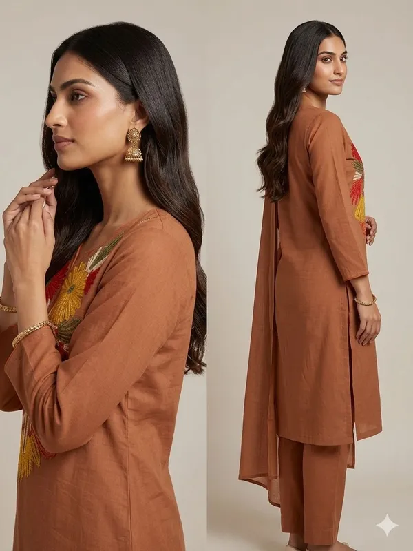Light_Maroon_Cotton_Kurta_Set_