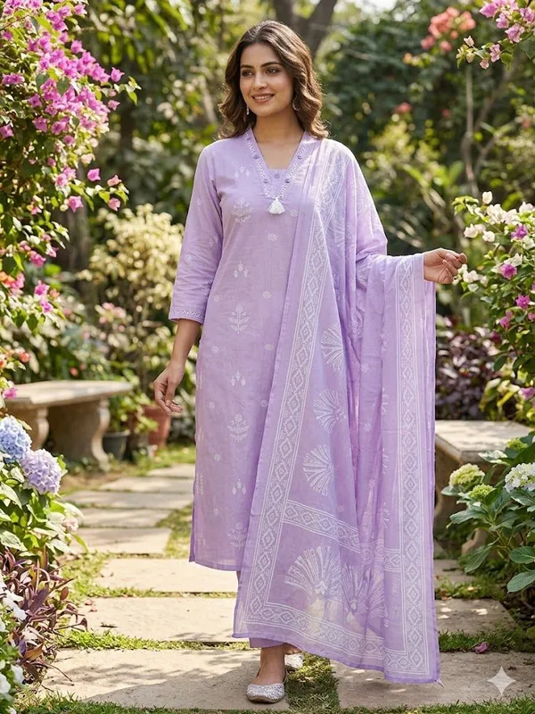 Light_Purple_Cotton_Kurta_Set_