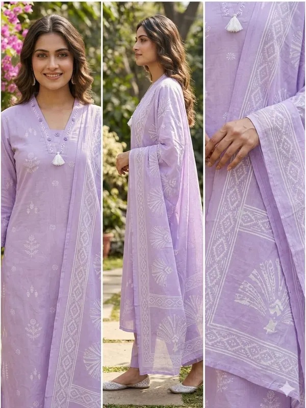 Light_Purple_Cotton_Kurta_Set_