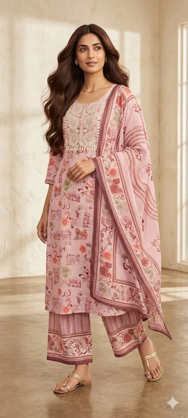 Peach_Vetigan_Kurta_Pant_Set