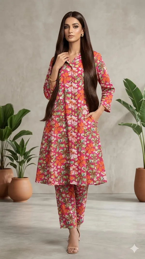 Pink_Printed_Cotton_Cord_Set_