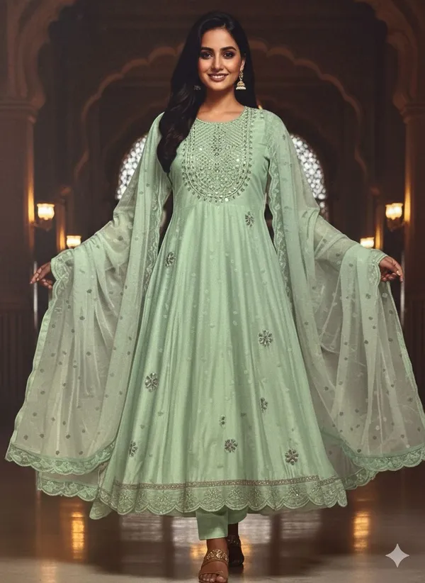 Pista_Green_Anarkali_Kurta_Set_For_Women