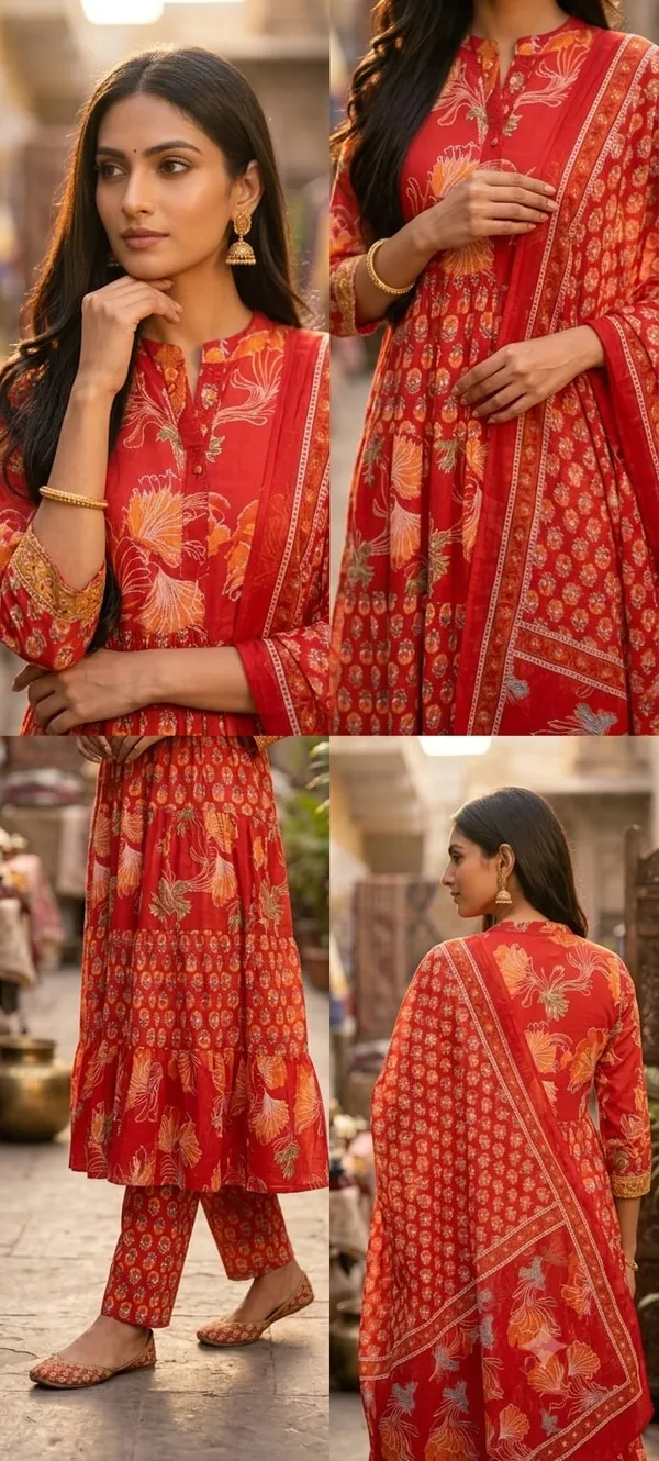 Red_Cotton_Anarkali_Dress