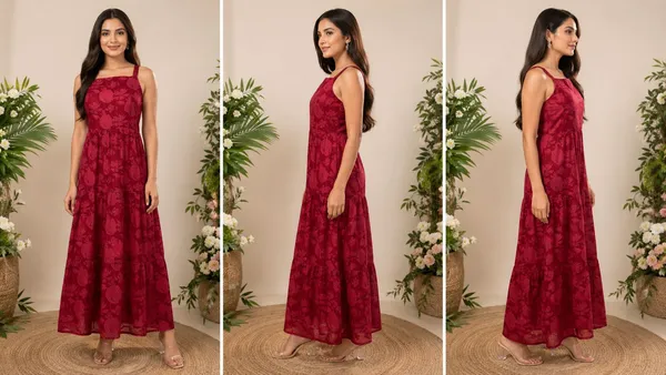Red_Cotton_One___Piece_Dress