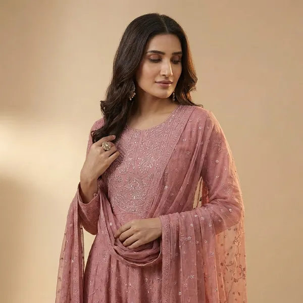 Pink_Anarkali_Kurta_Set_For_Women
