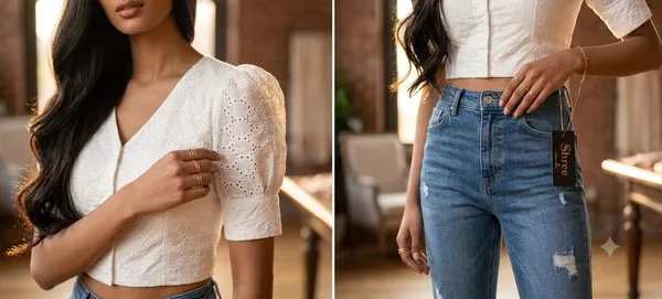 This_White_Embroidery_Readymade_Blouse_For_Women_