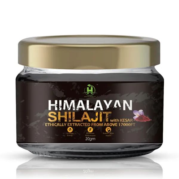 Natural_Himalayan_Kesar_Shilajit/Shilajit_24_Carat_Gold_Resin_20_Gm,_Ayurvedic,_Anti_Fatigue,_Strength,Stamina_Power