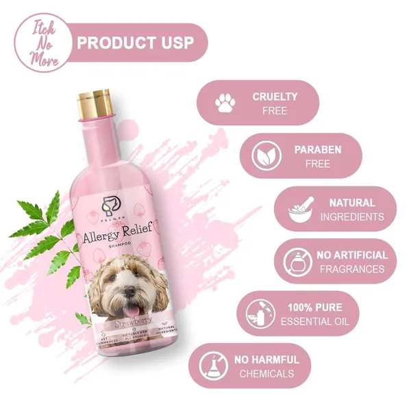 Strawberry_Allergy_Relief_Hypoallergenic_Dog_Shampoo_Deodorizing,_Itch_Relief_For_Dry,_Sensitive_And_Allergy
