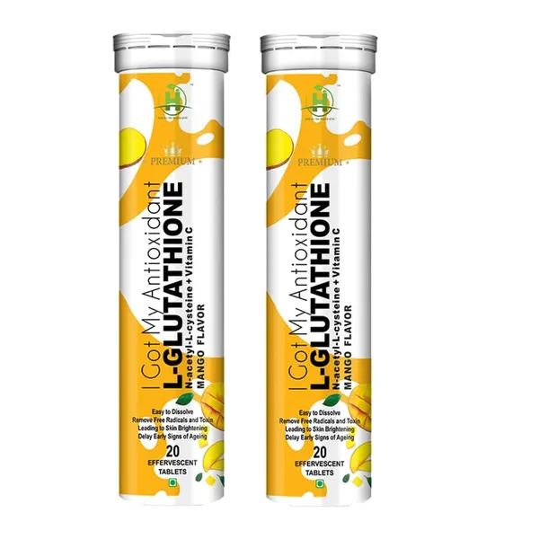 L_Glutathione_600Mg_With_Mango_Flavour_Helping_For_Glowing_Skin_Antioxidants_For_Unisex_20_Tablets_Pack_Of_2