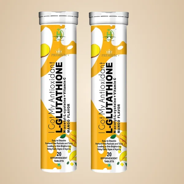 L_Glutathione_600Mg_With_Mango_Flavour_Helping_For_Glowing_Skin_Antioxidants_For_Unisex_20_Tablets_Pack_Of_2