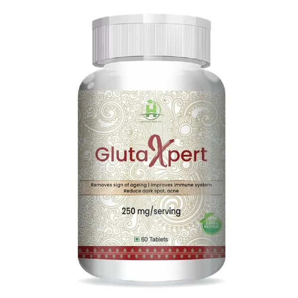 Gluta_Expert_250_Mg_L_Glutathione_Capsules_Helps_To_Heart_Health,_Skin_Whitening,_Anti_Aging,_Immune_And_Antioxidant_Support_60_Veg_Capsules