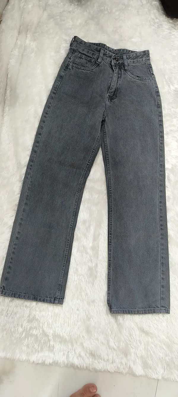 Grey_Premium_Wide_Leg_Jeans_For_Women