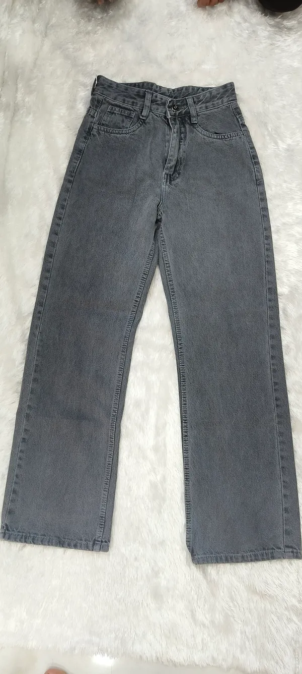 Grey_Premium_Wide_Leg_Jeans_For_Women