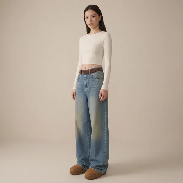 Blue_Premium_Baggy_Wide_Leg_Jeans_For_Women