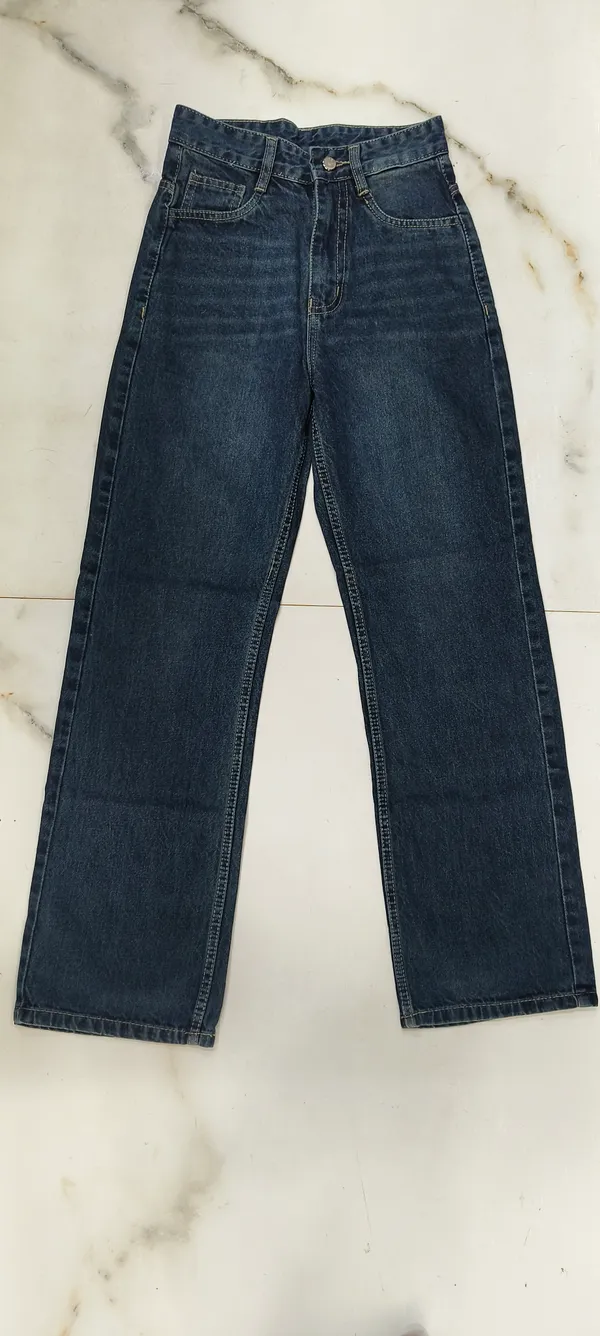Blue_Premium_Whisker_Wash_Wide_Leg_Jeans_For_Women