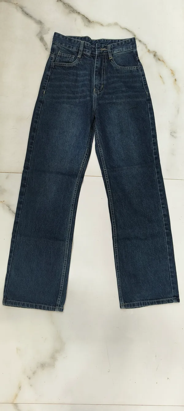 Blue_Premium_Whisker_Wash_Wide_Leg_Jeans_For_Women