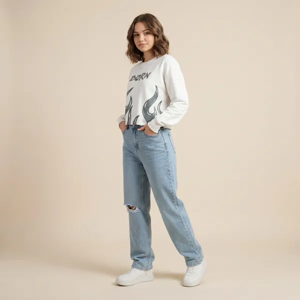 White_Premium_Graphic_Sweatshirt_For_Women