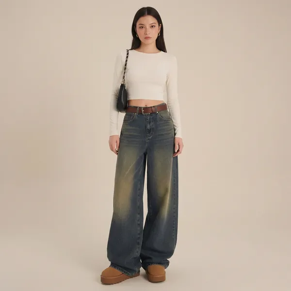 Ice_Blue_Premium_Wide_Leg_Jeans_For_Women