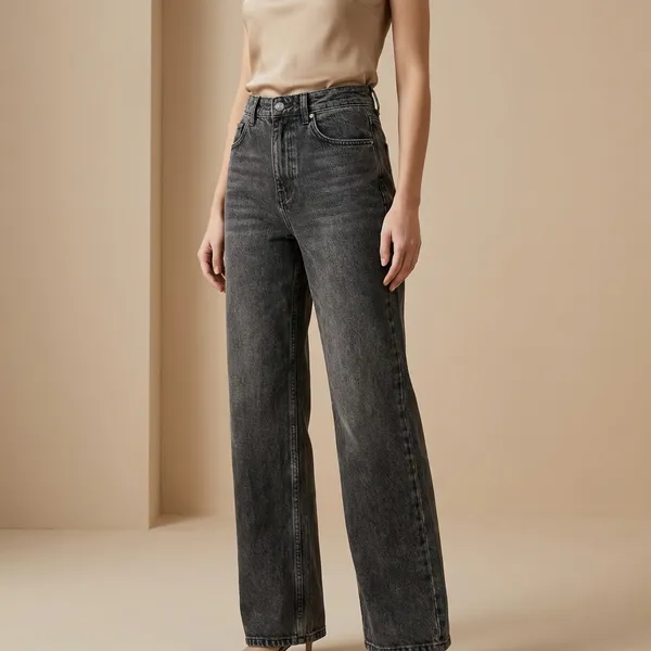 Charcoal_Premium_Wide_Leg_Jeans_For_Women