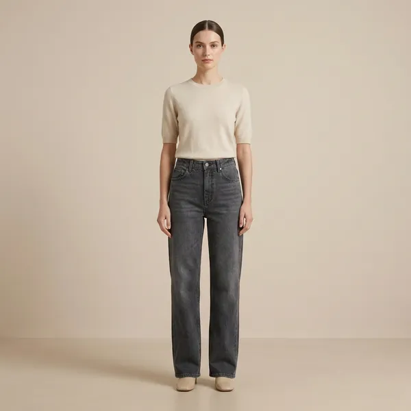 Grey_Premium_Whisker_Wash_Wide_Leg_Jeans_For_Women