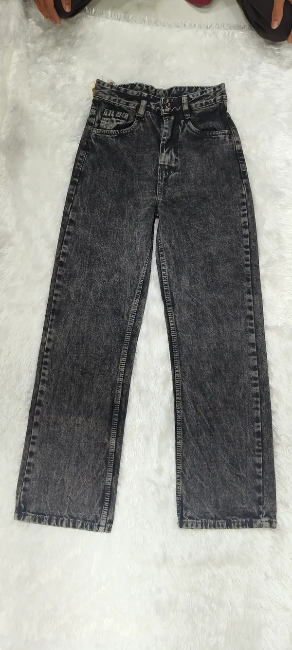 Charcoal_Premium_Wide_Leg_Jeans_For_Women