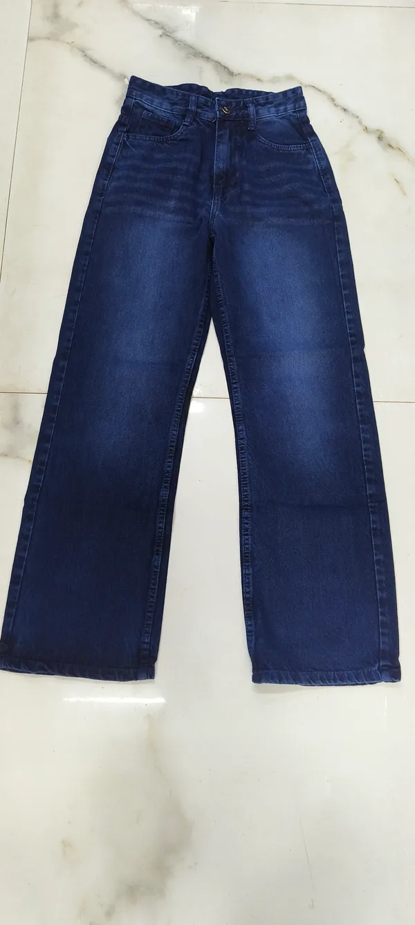 Blue_Premium_Whisker_Wash_Wide_Leg_Jeans_For_Women