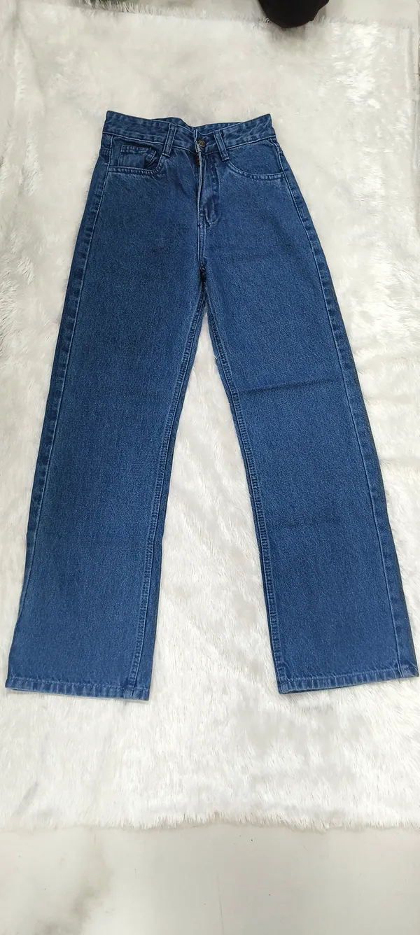Stone_Blue_Premium_Wide_Leg_Jeans_For_Women