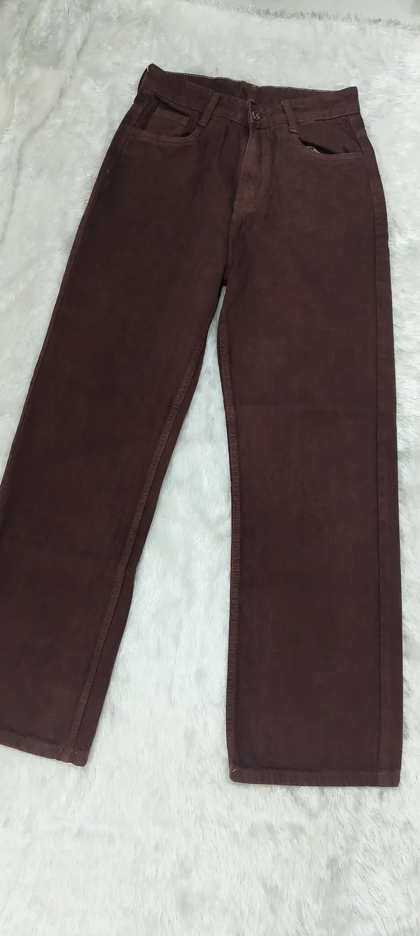 Brown_Premium_Wide_Leg_Jeans_For_Women
