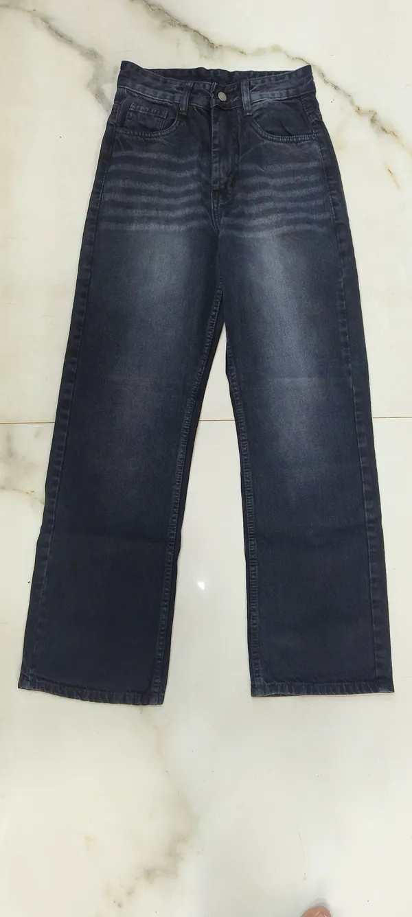 Black_Premium_Whisker_Wash_Wide_Leg_Jeans_For_Women