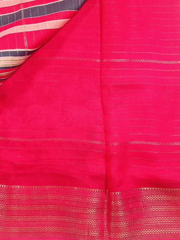 Pink_And_Blue_Fancy_Silk_Saree