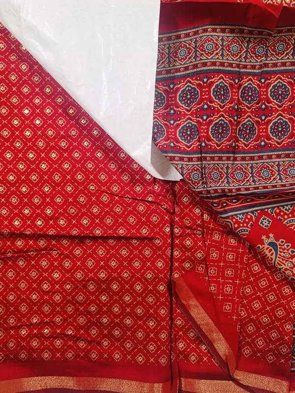 Indigo_Blue_Block-Printed_Fancy_Saree