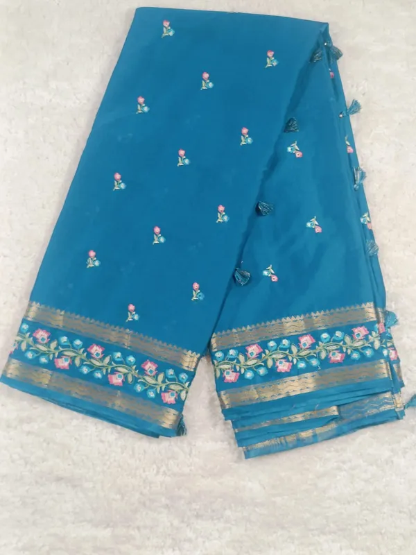 Elegant_Teal_Blue_Banarasi_Soft_Katan_Silk_Saree