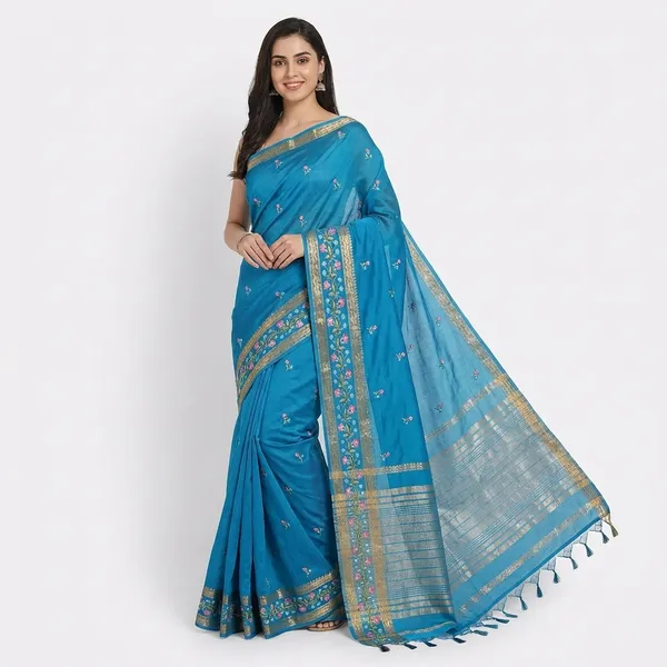 Elegant_Teal_Blue_Banarasi_Soft_Katan_Silk_Saree