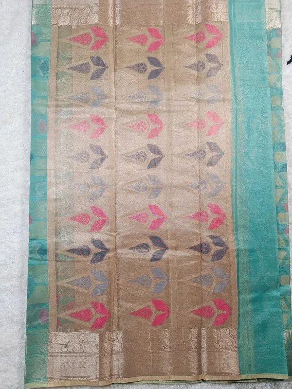 Graceful_Sea_Green_Banarasi_Katan_Silk_Saree