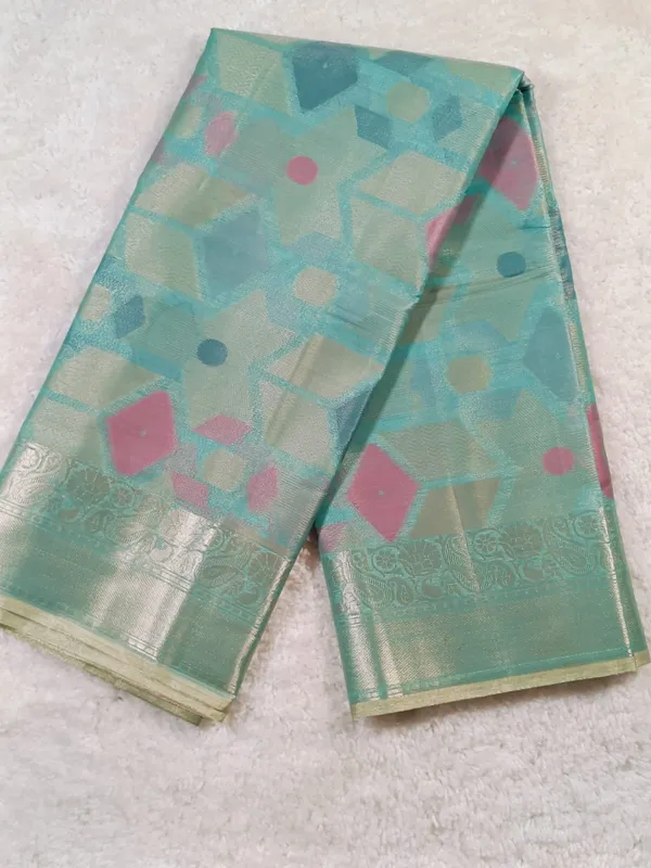 Graceful_Sea_Green_Banarasi_Katan_Silk_Saree