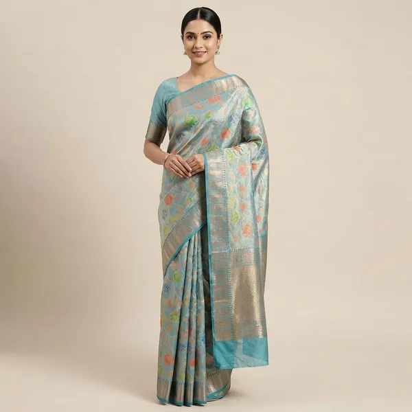 Exquisite_Sky_Blue_Banarasi_Katan_Silk_Saree