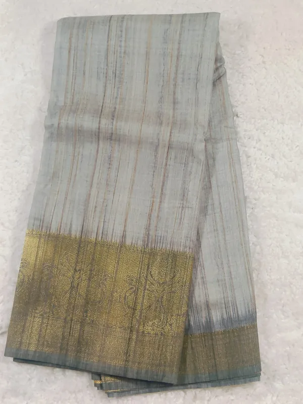 Pale_Grey_Color_Fancy_Saree
