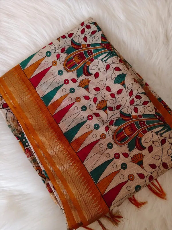 Chanderi_Silk_Kalamkari_Sarees