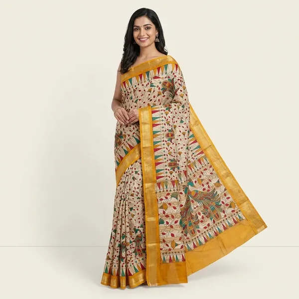 Chanderi_Silk_Kalamkari_Sarees