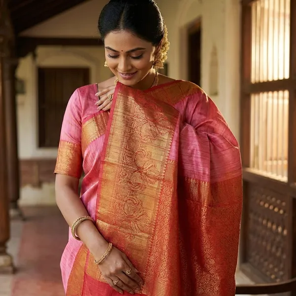 Soft_Pink_And_Gold_Zari_Raw_Silk_Fancy_Saree