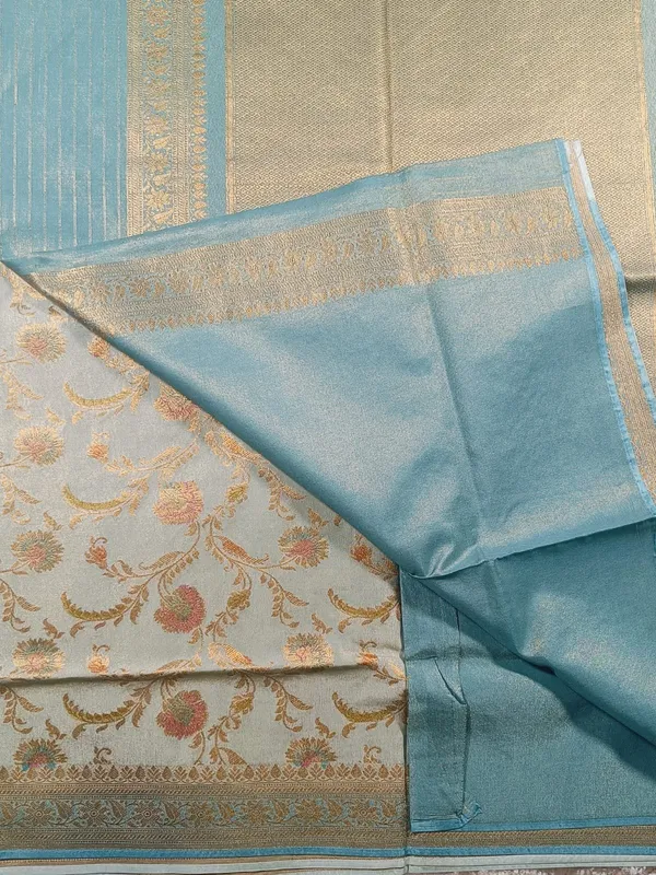 Aqua_Mint_Green_Maysuri_Tissue_Saree