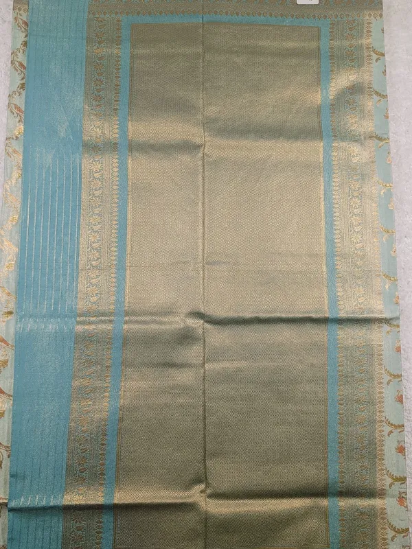 Aqua_Mint_Green_Maysuri_Tissue_Saree