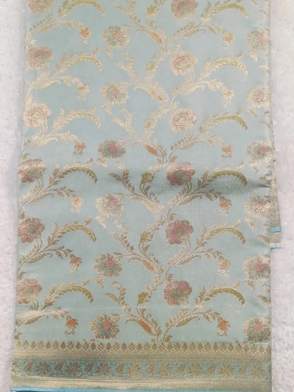 Aqua_Mint_Green_Maysuri_Tissue_Saree
