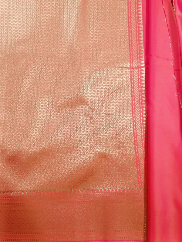 Rich_Dual_Shade_Orange_And_Pink_Color_Fancy_Silk_Saree