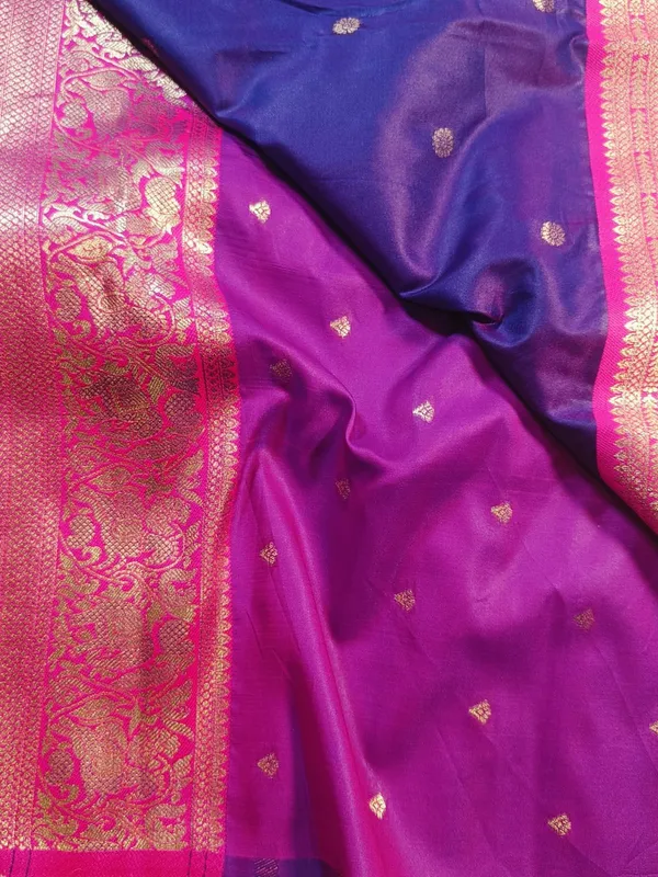 Lavender_Color_Sharini_Fancy_Saree