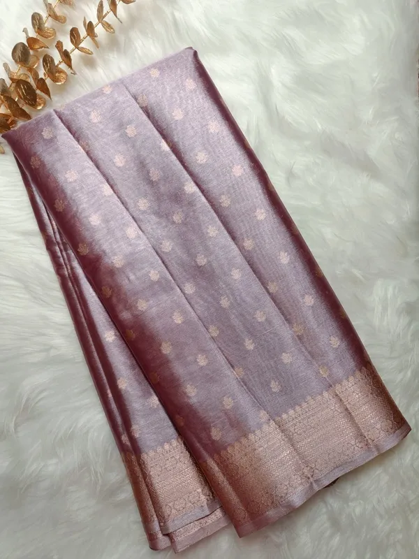 Elegant_Mauve_Pink_Diamond_Tissue_Saree