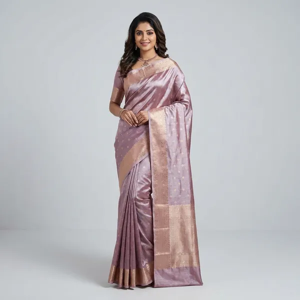 Elegant_Mauve_Pink_Diamond_Tissue_Saree