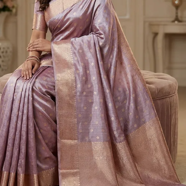 Elegant_Mauve_Pink_Diamond_Tissue_Saree