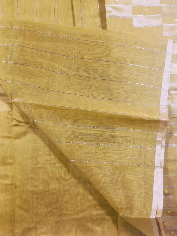 Elegant_Mustard_Moonga_Silk_Handwork_Saree_With_Silver_Zari