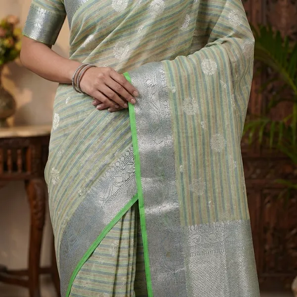 Elegant_Light_Blue_And_Silver_Banaras_Soft_Katan_Silk_Saree